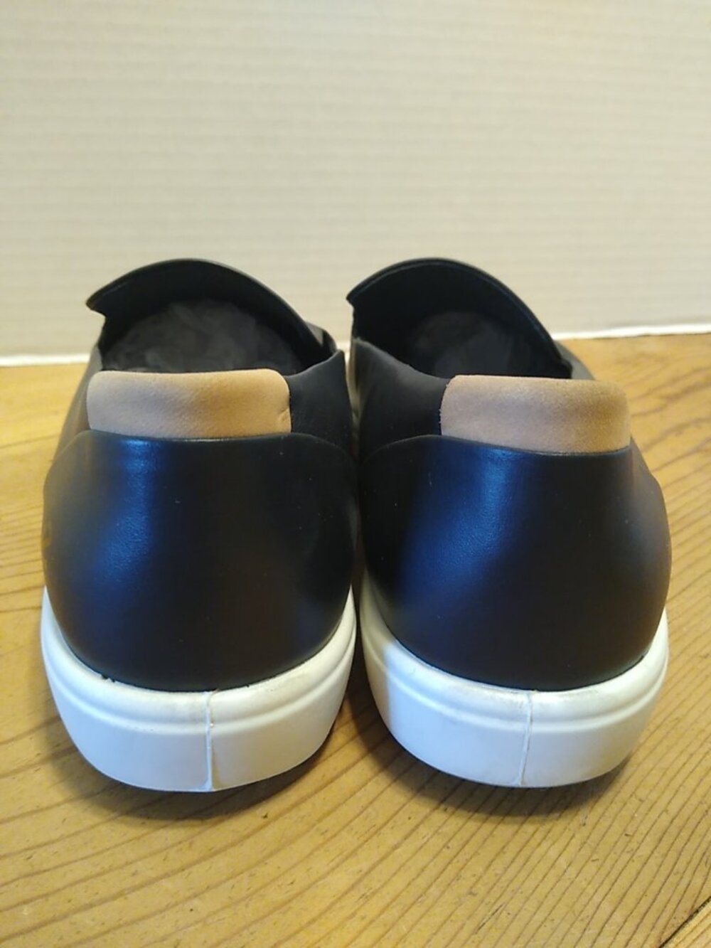 ECCO Soft 7 Women EU 42 US 11 11.5 Black Leather Slip on Fashion Sneaker Comfort - Picture 6 of 11